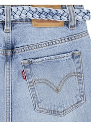 Levi's Blue Culotte Wide Leg Denim Jeans - Image 8 of 11