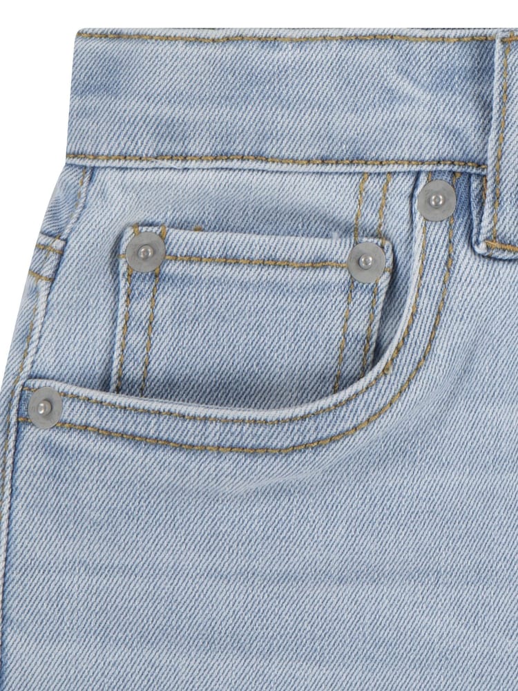 Levi's® Blue Logo Mini Girlfriend Denim Shorts - Image 7 of 7