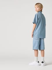 Levi's® Blue Denim Baggy Skate 100% Cotton Shorts - Image 2 of 9