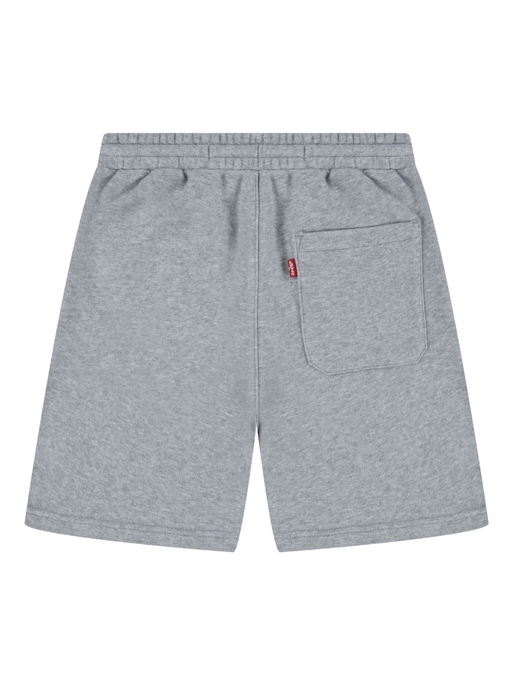 Levi's® Grey Varsity Letters Logo Jersey Pull-On Shorts - Image 2 of 5