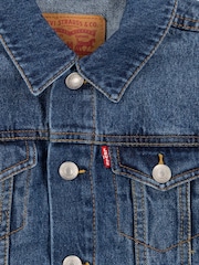 Levi's® Blue Denim Trucker Jacket - Image 10 of 10