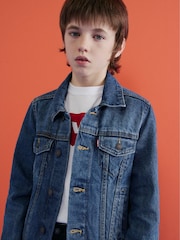 Levi's® Blue Denim Trucker Jacket - Image 2 of 10