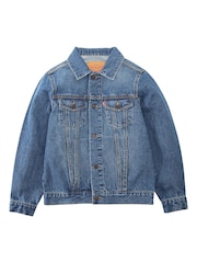 Levi's® Blue Denim Trucker Jacket - Image 8 of 10