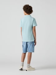 Levi's® Blue Denim Baggy Cargo 100% Cotton Shorts - Image 2 of 8
