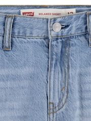 Levi's® Blue Denim Baggy Cargo 100% Cotton Shorts - Image 5 of 8
