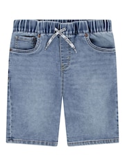 Levi's® Blue Dark Skinny Fit Pull On Denim Shorts - Image 1 of 1