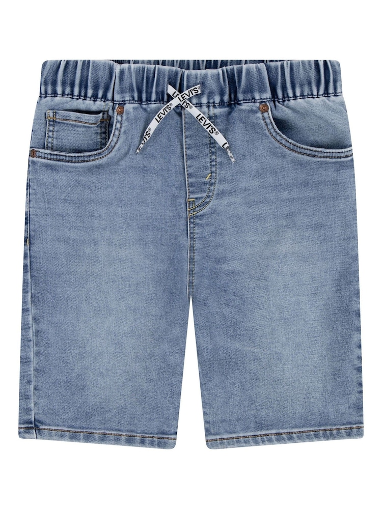 Levi's® Blue Dark Skinny Fit Pull On Denim Shorts - Image 1 of 1