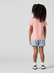 Levi's® Mom Western Desert Embroidered Mini Denim 100% Cotton Shorts - Imagen 3 de 14