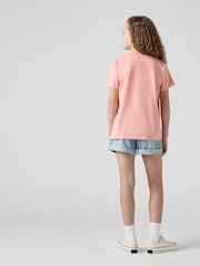 Levi's® Mom Western Desert Embroidered Mini Denim 100% Cotton Shorts - Imagen 5 de 14