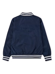 Levi's® Blue Shiny Mesh Lined Bomber Jacket - Image 6 of 9