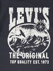 Levi's® Black Western Valley Back Graphic Logo Short Sleeve T-Shirt - Image 3 of 5