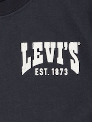 Levi's® Black Western Valley Back Graphic Logo Short Sleeve T-Shirt - Image 4 of 5