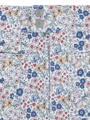 Levi's® White High Waist Floral Denim Shorts - Image 13 of 13