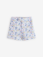 Levi's® White High Waist Floral Denim Shorts - Image 8 of 13