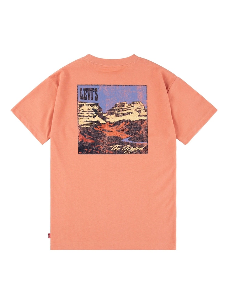 Levi's® Orange Canyon Landscape Logo Back Graphic Short Sleeve T-Shirt - Image 2 of 5