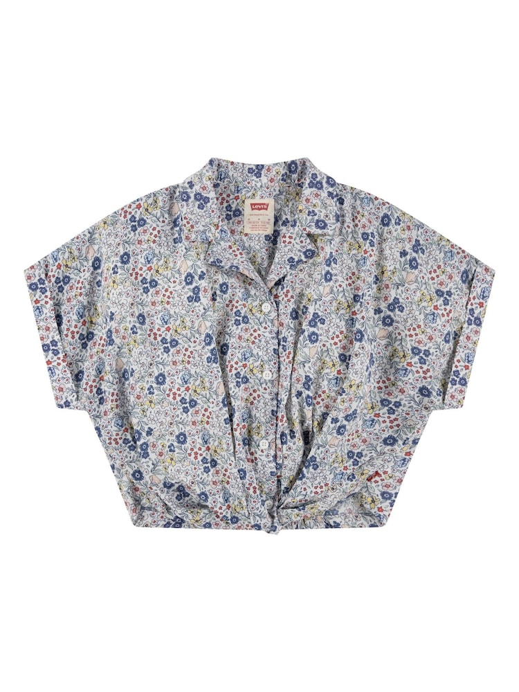 Levi's® Floral Print Meet and Greet Crooped Shirt - Imagen 1 de 5
