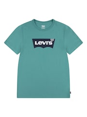 تيشِرت بكُم قصير مزيّن بشعار جناح خفاش من ‪Levi's®‬ - صورة 1 من 4