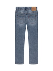 Levi's® Blue Slim Tapered Pull On Denim Jogger Jeans - Image 2 of 5