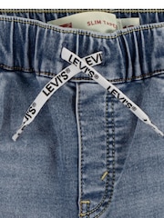 Levi's® Blue Slim Tapered Pull On Denim Jogger Jeans - Image 3 of 5