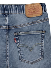 Levi's® Blue Slim Tapered Pull On Denim Jogger Jeans - Image 4 of 5
