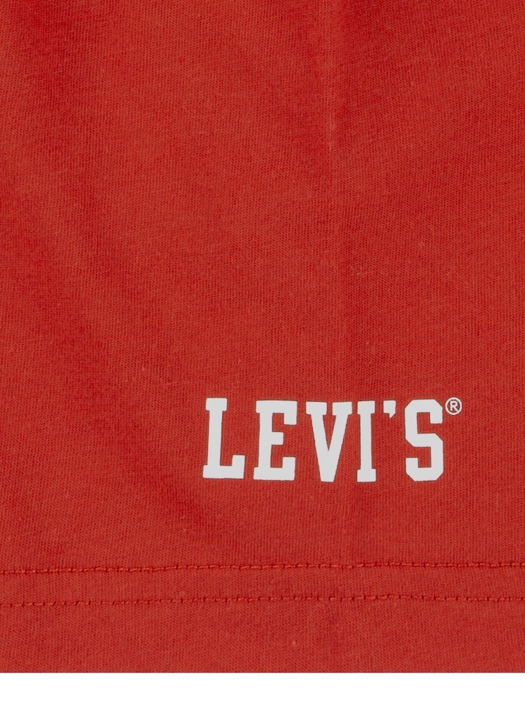 Levi's® Red Varisty Letter Logo Short Sleeve T-Shirt - Image 13 of 13