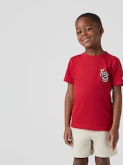 Levi's® Red Varisty Letter Logo Short Sleeve T-Shirt - Image 4 of 13