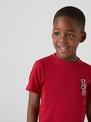 Levi's® Red Varisty Letter Logo Short Sleeve T-Shirt - Image 6 of 13