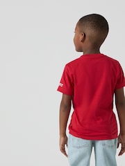 Levi's® Red Varisty Letter Logo Short Sleeve T-Shirt - Image 7 of 13