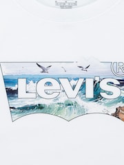 تيشرت بكم قصير فضفاض بتصميم جرافيكي لموجات متدفعة من ‎Levi's®‎ - صورة 10 من 11
