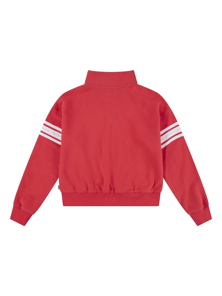 Levi's® Red Red Varisty Collegiate Zip-Up Logo Sweatshirt - Image 2 of 4