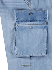 Levi's® Blue Denim Baggy Cargo 100% Cotton Jeans - Image 11 of 15