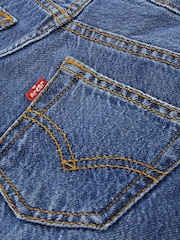 Levi's® Blue Denim Baggy Cargo 100% Cotton Shorts - Image 4 of 5