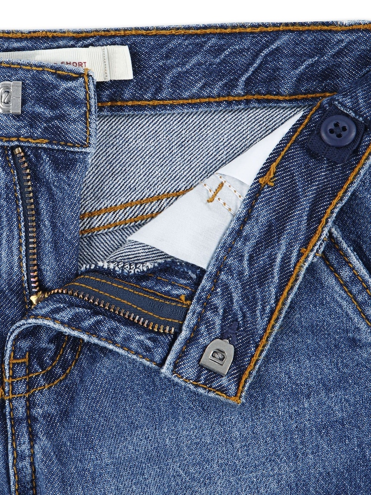 Levi's® Blue Denim Baggy Cargo 100% Cotton Shorts - Image 5 of 5