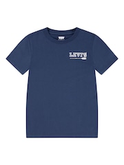Levi's® Blue Nautical Back Graphic Short Sleeve T-Shirt - Image 1 of 5
