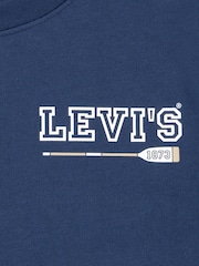 Levi's® Blue Nautical Back Graphic Short Sleeve T-Shirt - Image 4 of 5