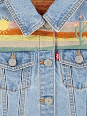 Levi's® Western Desert Embroidered Denim 100% Cotton Waistcoat - Imagen 3 de 4