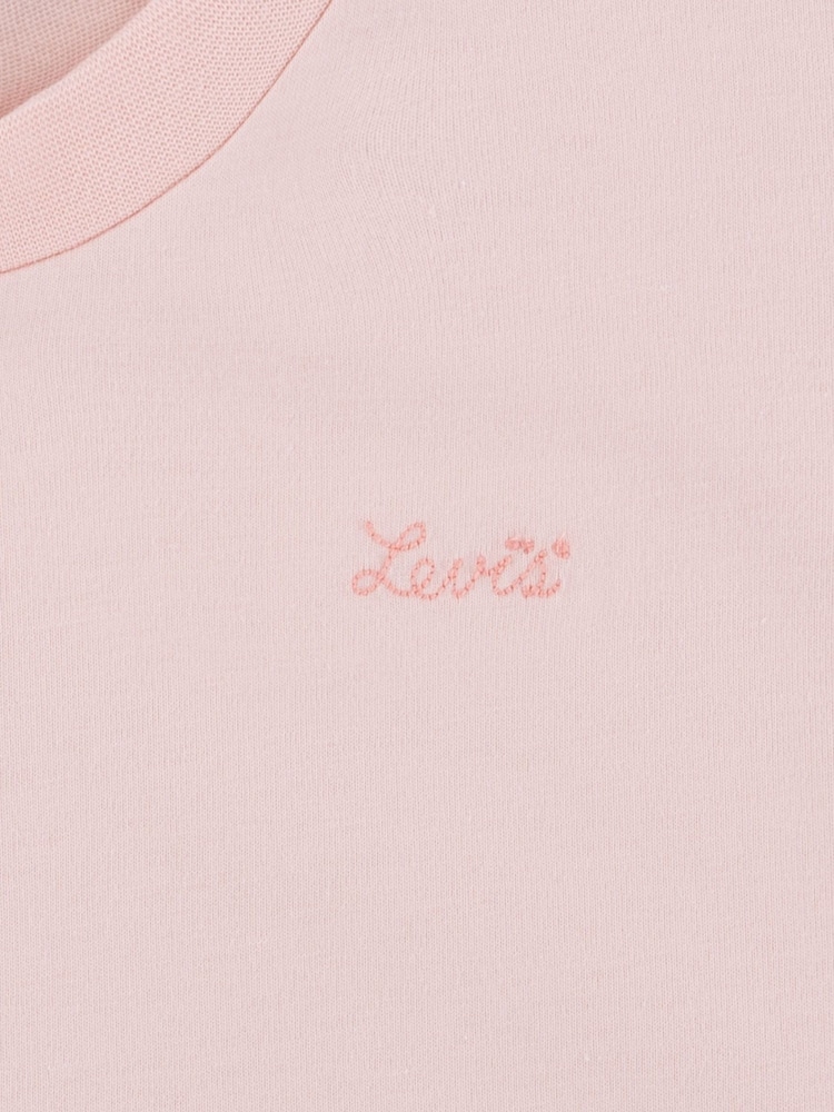 Levi's® Pink Oversized Floral Embroidery Logo T-Shirt - Image 5 of 7