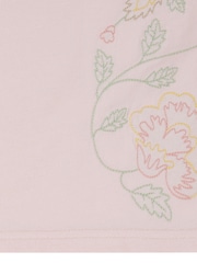 Levi's® Pink Oversized Floral Embroidery Logo T-Shirt - Image 6 of 7