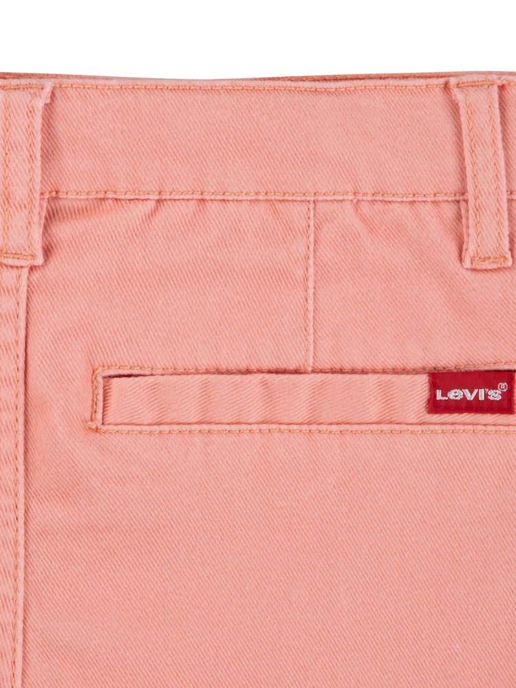 Levi's Pink Denim Mini Pocket Shorts - Image 4 of 5