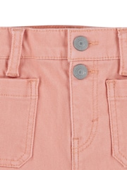 Levi's Pink Denim Mini Pocket Shorts - Image 5 of 5
