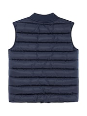 Levi's® Blue Midweight Logo Puffer Gilet - Image 6 of 7