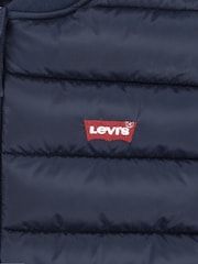 Levi's® Blue Midweight Logo Puffer Gilet - Image 7 of 7