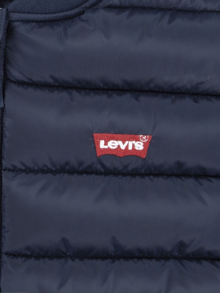 Levi's® Blue Midweight Logo Puffer Gilet - Image 7 of 7