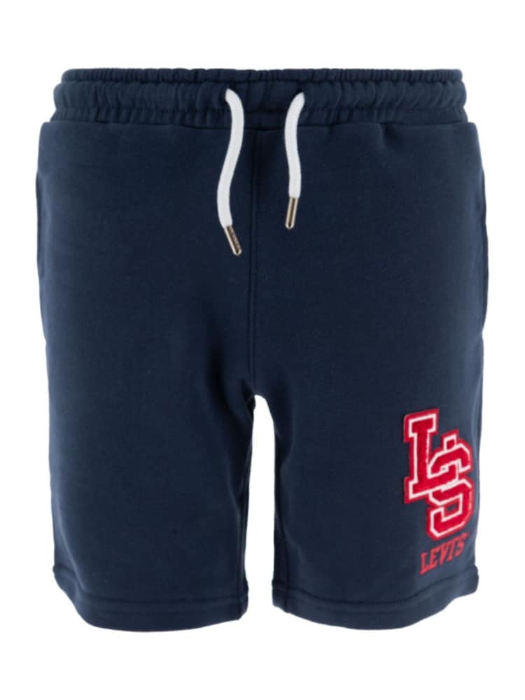 Levi's® Blue Varsity Letters Logo Jersey Pull-On Shorts - Image 1 of 4