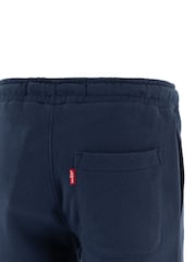 Levi's® Blue Varsity Letters Logo Jersey Pull-On Shorts - Image 4 of 4