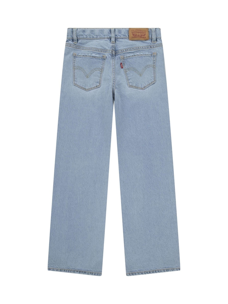 Levi's® Blue Dark Wide Leg Denim Jeans - Image 3 of 8