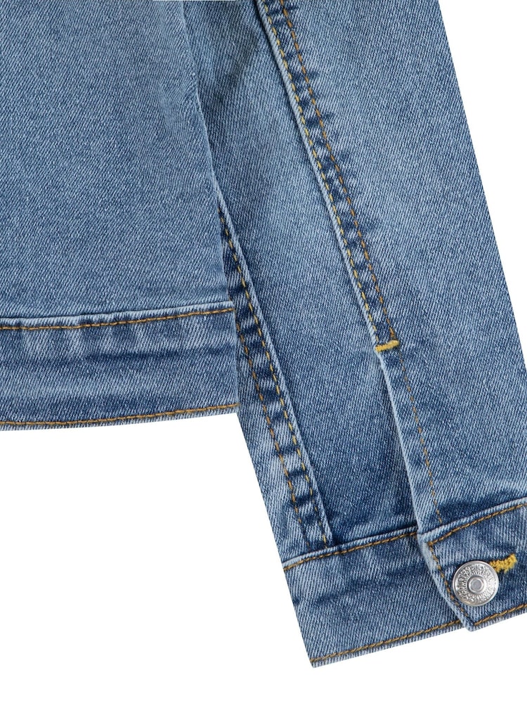 Levi's® Blue Denim Trucker Jacket - Image 13 of 13 Levi's® Blue Denim Trucker Jacket - Image 13 of 13