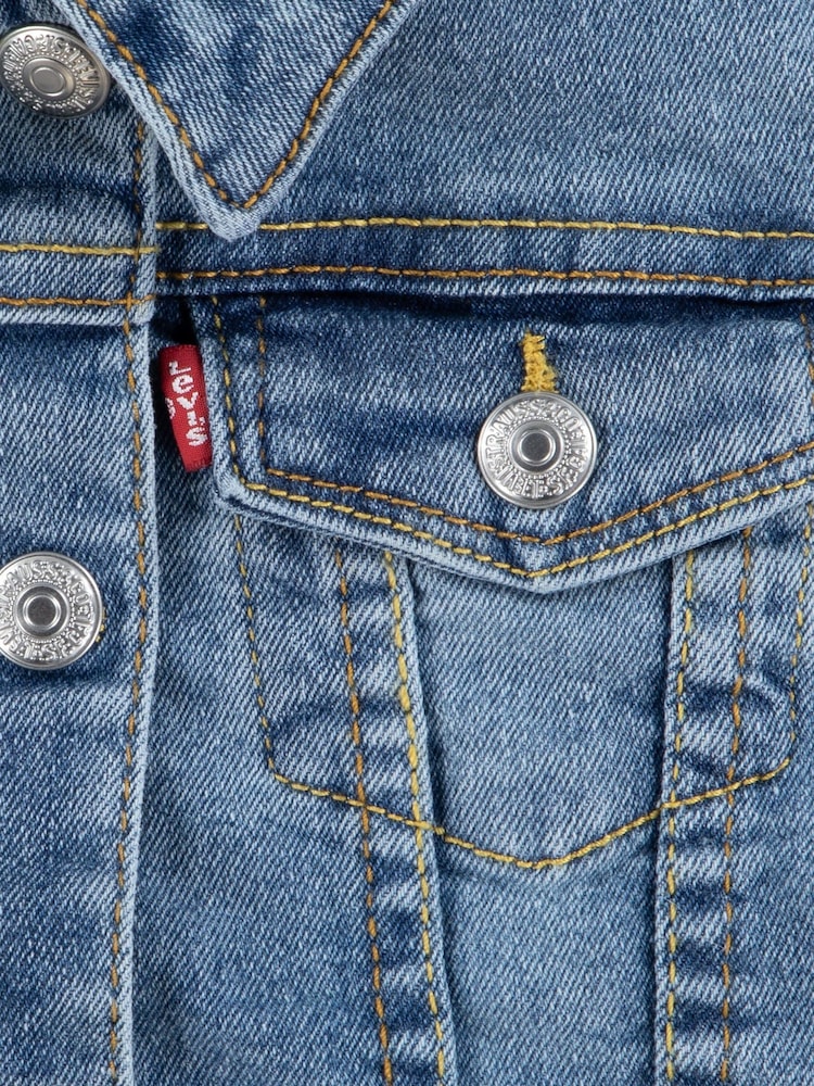 Levi's® Blue Denim Trucker Jacket - Image 14 of 14
