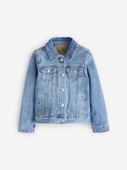 Levi's® Blue Denim Trucker Jacket - Image 9 of 14
