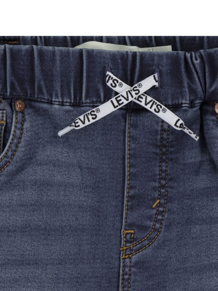 Levi's® Blue Light Skinny Fit Pull On Denim Shorts - Image 4 of 4